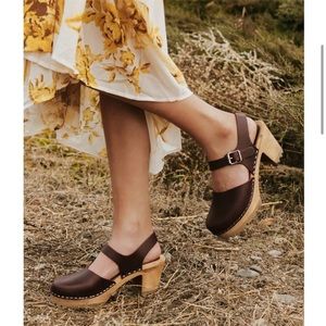 Plum Purple Mia Abba Swedish Clog Free People